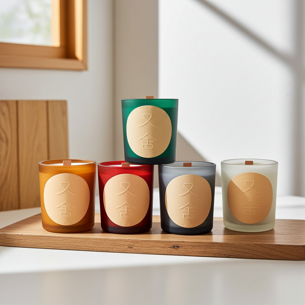 Five Elements Scented Auspicious Candle Set (4 candles)