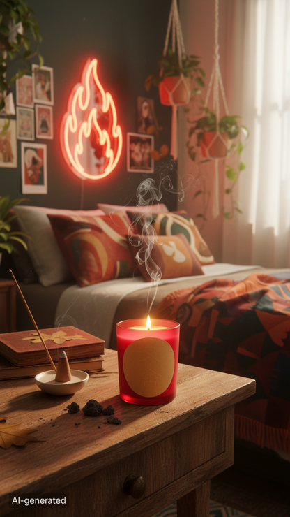 Five Elements Fire Incense Candle | Ignite the Light | YouShe