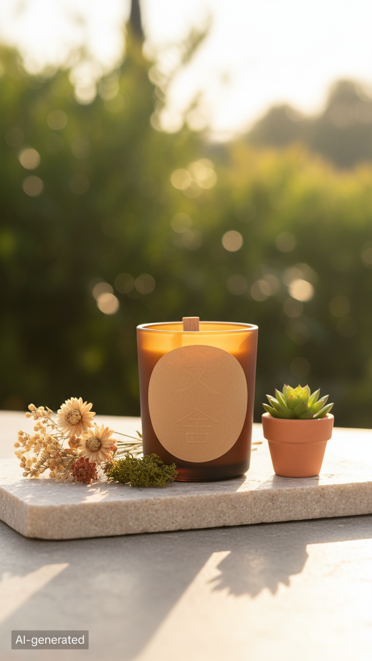 Five Elements Earth Incense Candle | Stable and Abundant | YouShe