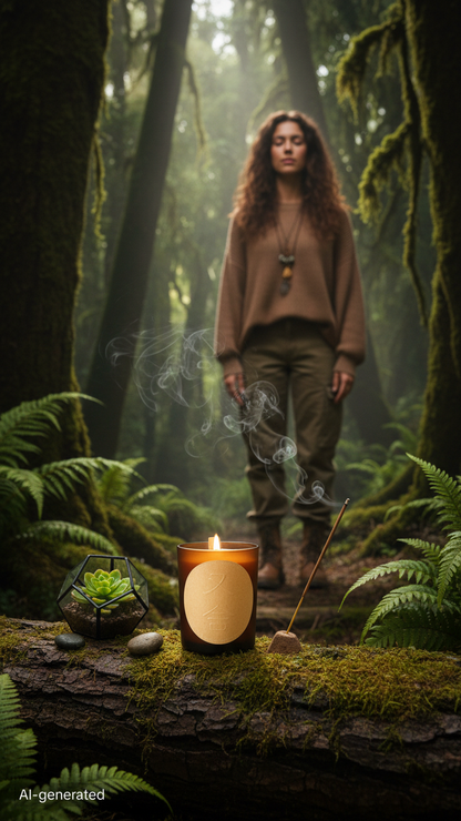 Five Elements Earth Incense Candle | Stable and Abundant | YouShe